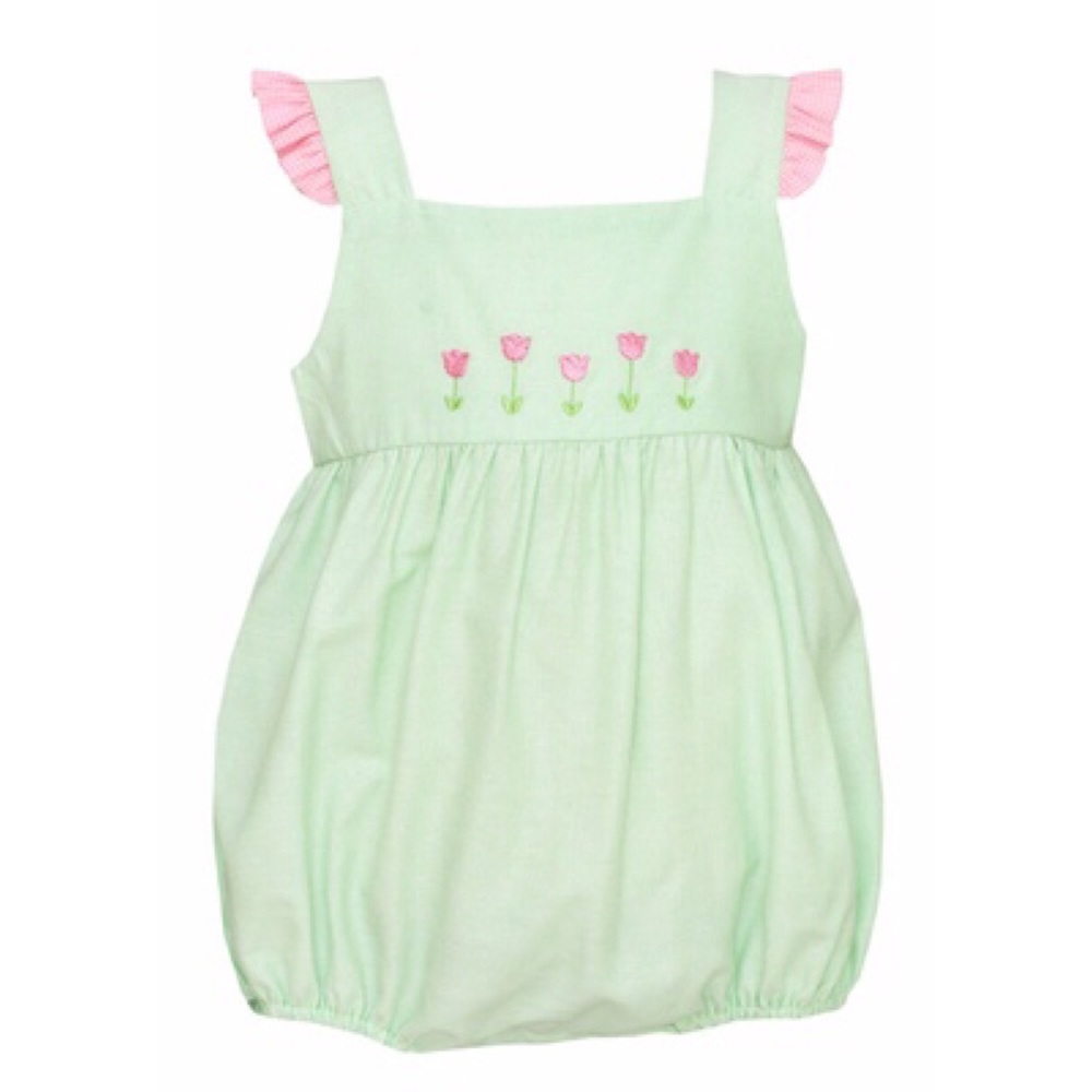 NWOT Anavini Tulip Bubble Romper 6M